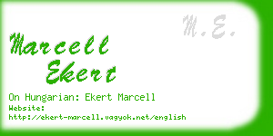 marcell ekert business card